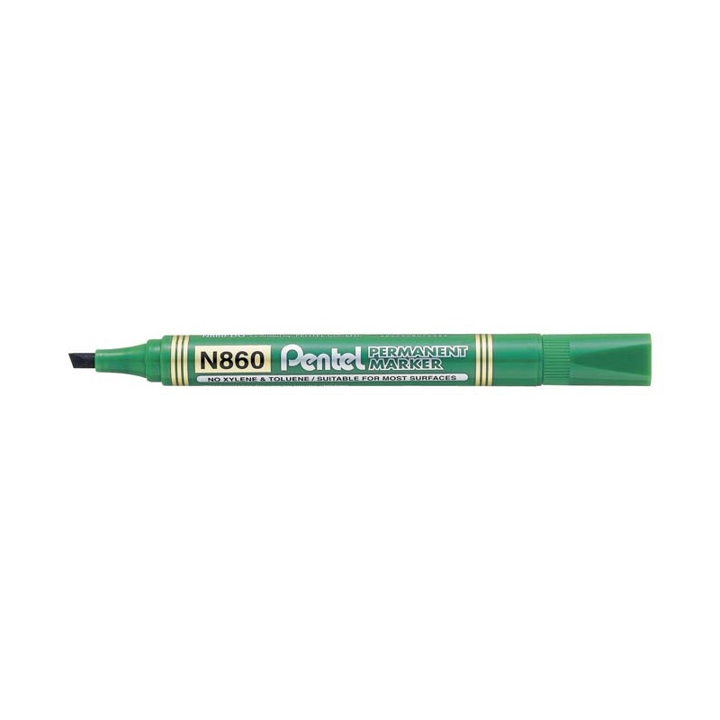 Marker N860 Pentel Koń.Śc. 1,2-4mm Zielony 230681